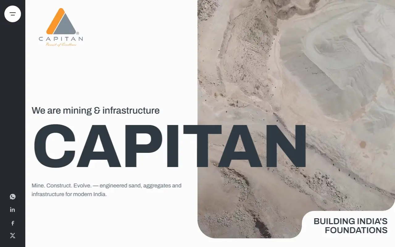 The Capitan homepage displayed inside the monitor